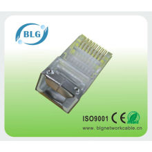 Bouclier connecteur RJ45 pour câble réseau